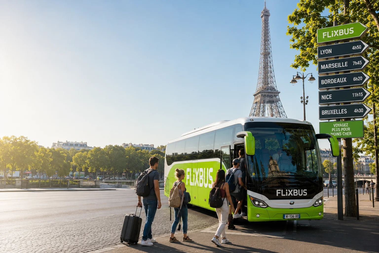 I viaggi di fine settimana più economici da Parigi quest'anno con FlixBus