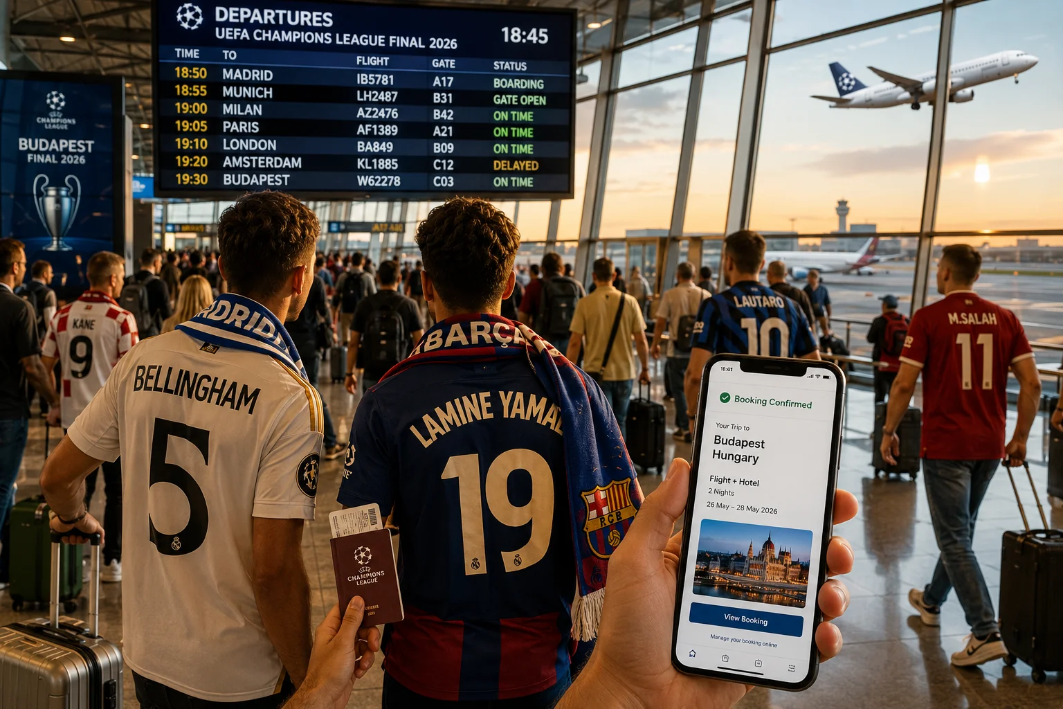 Finale di UEFA Champions League 2026: le migliori offerte volo + hotel dalla Germania con Lastminute.de
