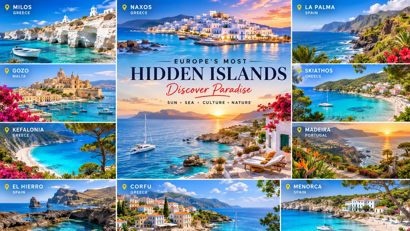 10 isole europee nascoste che i tedeschi prenotano tramite TUI invece che a Maiorca